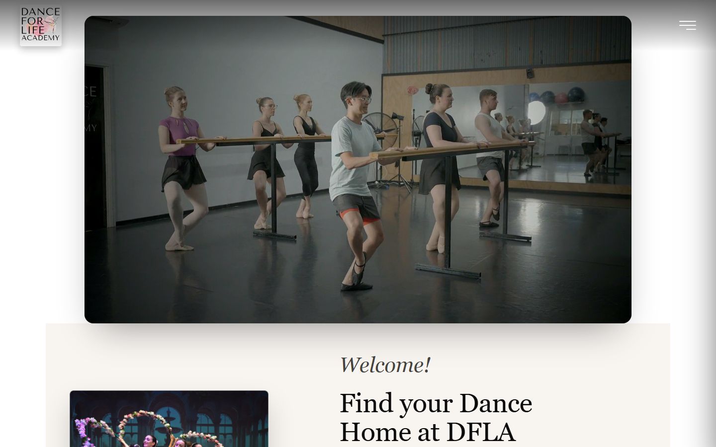 Homepage of Dance for Life Academy (nzballet.co.nz)